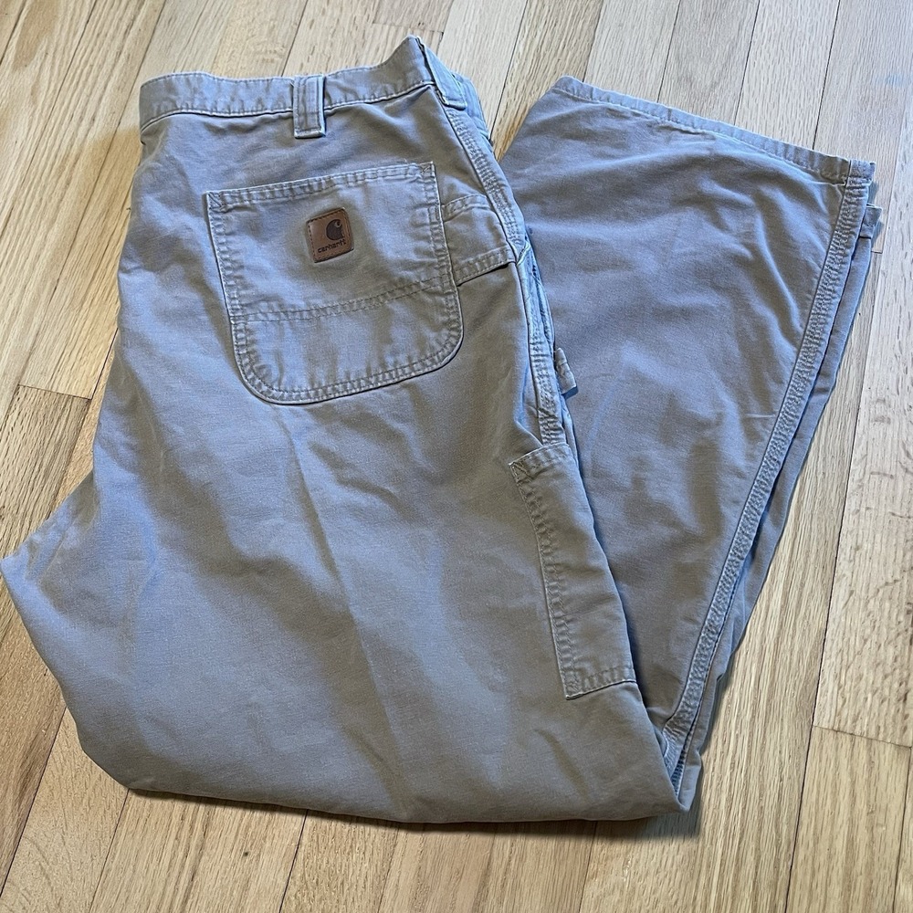 Vintage Carhartt Loose Fit Mens 40X30 Utility Work Canvas Pants
